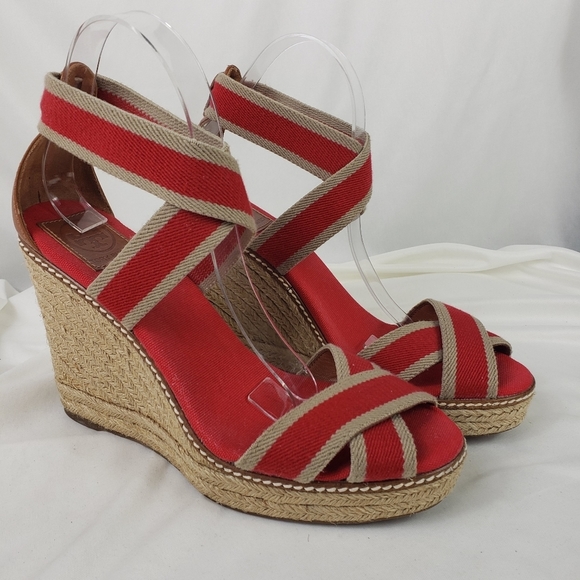 Tory Burch Adonis Espadrille Wedge Sandal - Picture 2 of 12